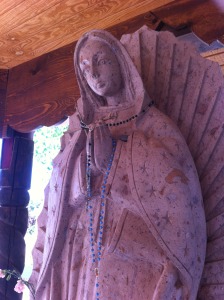 timbered Guadalupe at Chimayo